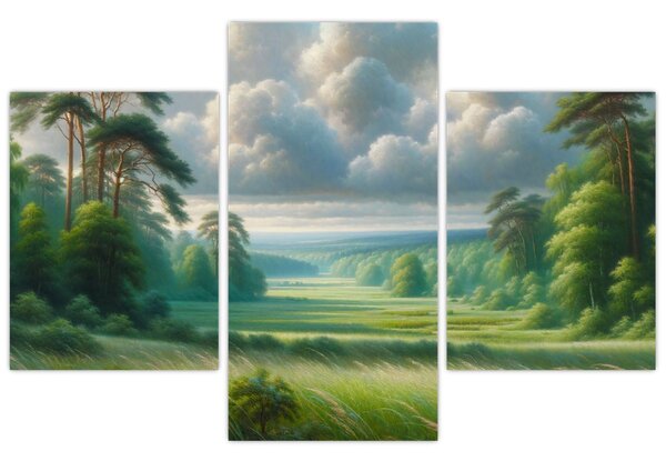 Tablou - Peisaj verde (90x60 cm)