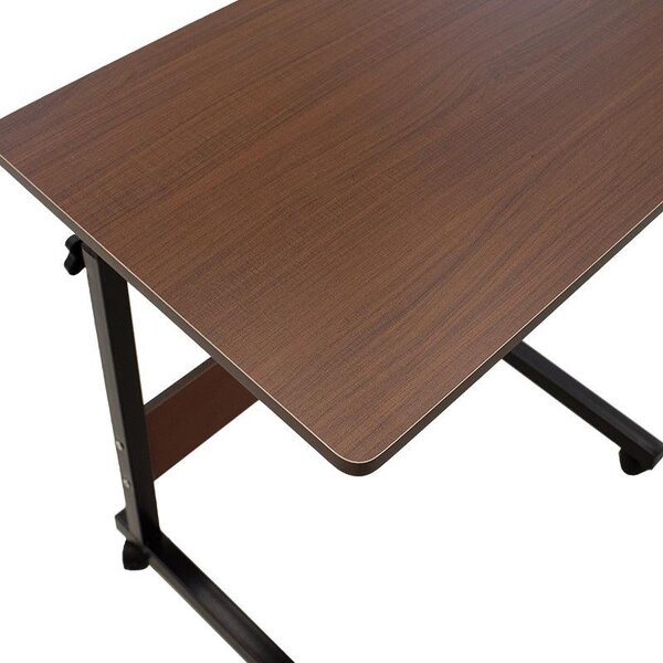 Birou ajustabil, model Piper, Natural - Stejar, 60x69-90x40 cm