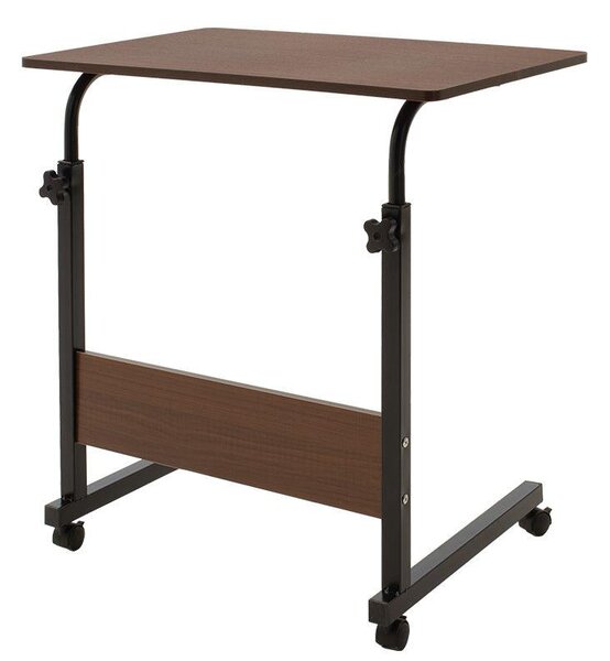 Birou ajustabil, model Piper, Natural - Stejar, 60x69-90x40 cm