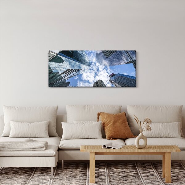 Tablou cu zgârie-norii (120x50 cm)