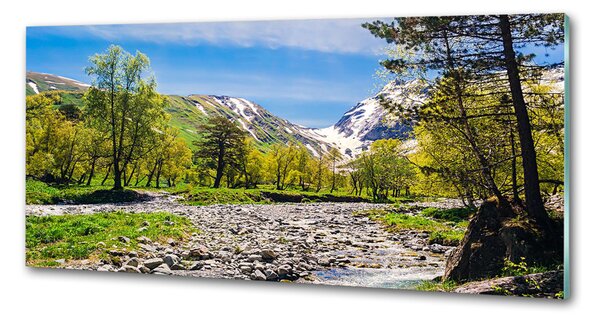 Sticlă pentru bucătărie River în munți