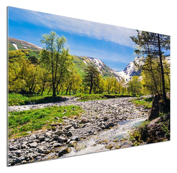 Sticlă pentru bucătărie River în munți