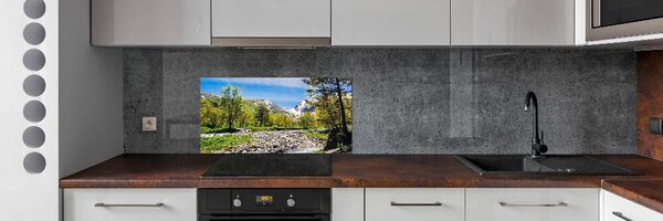 Sticlă pentru bucătărie River în munți