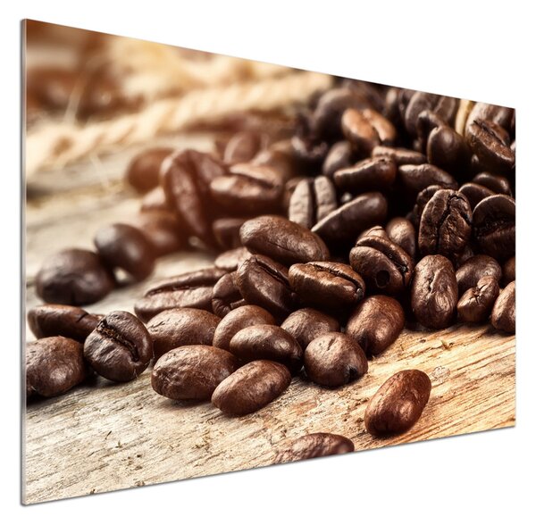 Panou sticla securizata bucatarie Boabe de cafea