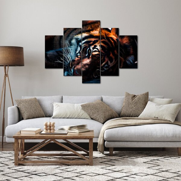 Tablou cu tigrul dormind (150x105 cm)