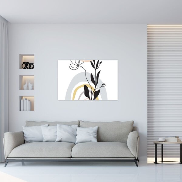 Tablou - Flori într-o vază N⁰1 (90x60 cm)