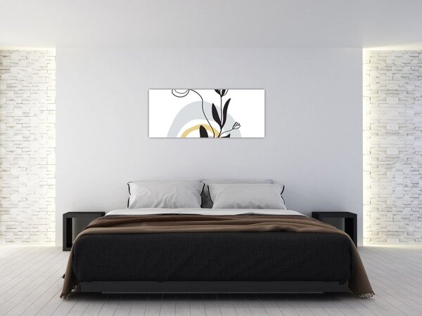 Tablou - Flori într-o vază N⁰1 (120x50 cm)