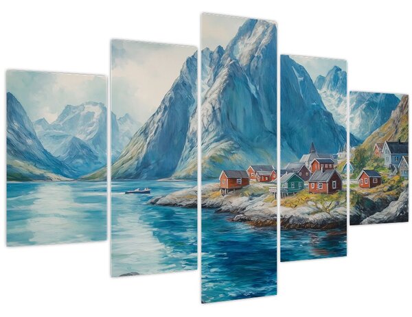 Tablou - Sat norvegian (150x105 cm)