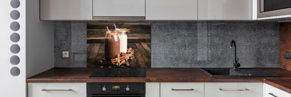 Panou sticla securizata bucatarie Cocktail-uri în borcane