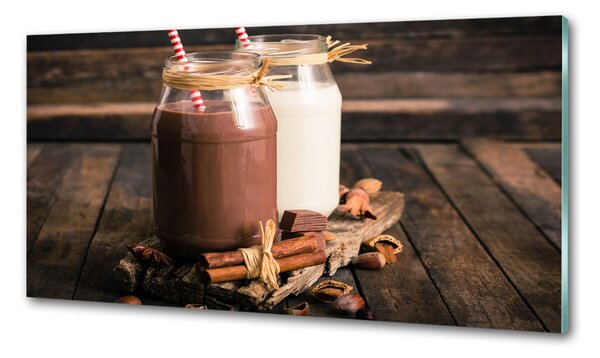 Panou sticla securizata bucatarie Cocktail-uri în borcane