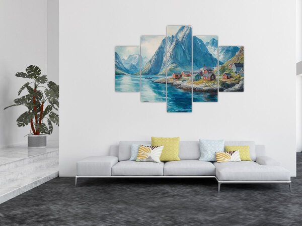 Tablou - Sat norvegian (150x105 cm)