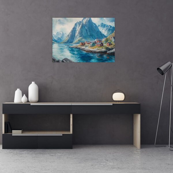 Tablou - Sat norvegian (70x50 cm)