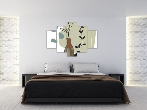 Tablou - Flori într-o vază N⁰2 (150x105 cm)