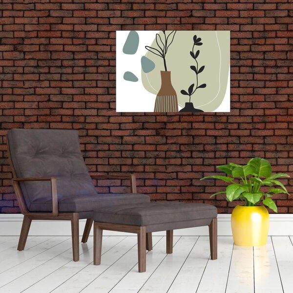 Tablou - Flori într-o vază N⁰2 (70x50 cm)