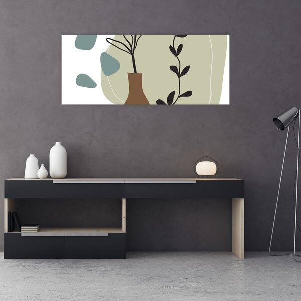 Tablou - Flori într-o vază N⁰2 (120x50 cm)