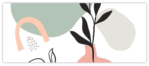Tablou - Flori într-o vază N⁰3 (120x50 cm)