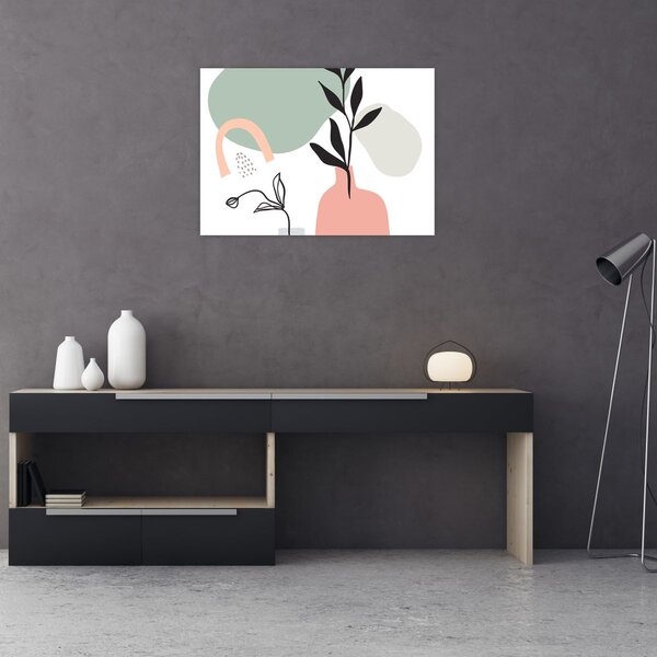 Tablou - Flori într-o vază N⁰3 (70x50 cm)