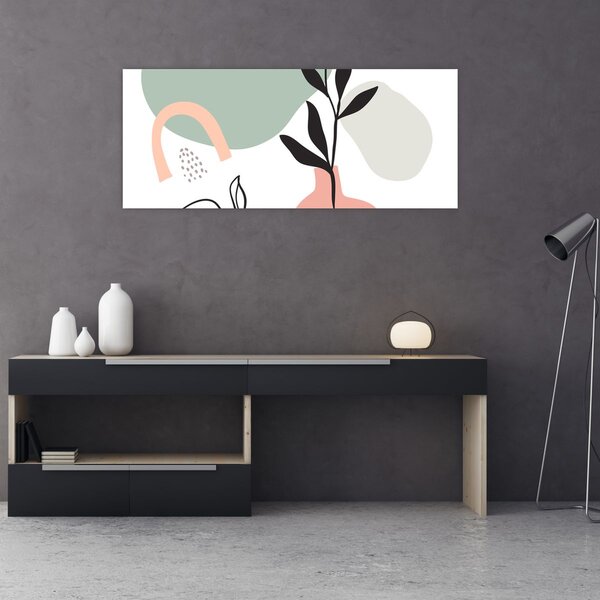 Tablou - Flori într-o vază N⁰3 (120x50 cm)
