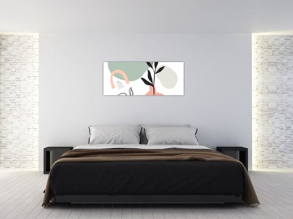 Tablou - Flori într-o vază N⁰3 (120x50 cm)