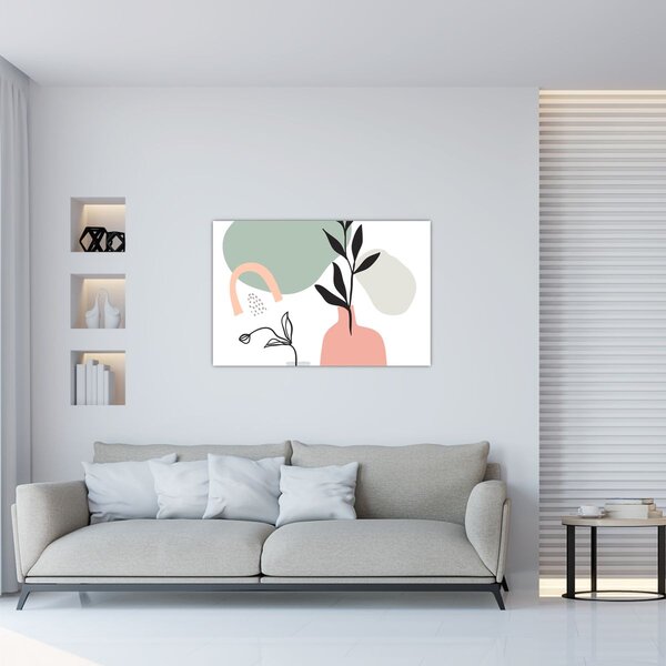 Tablou - Flori într-o vază N⁰3 (90x60 cm)