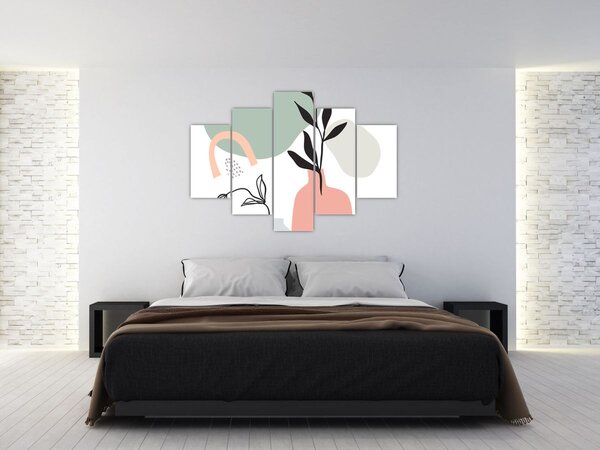 Tablou - Flori într-o vază N⁰3 (150x105 cm)