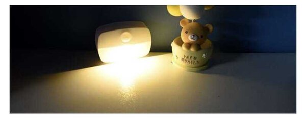 Lampa LED fara fir, cu senzor de miscare PIR, oprire automata 20 secunde, alimentare baterii