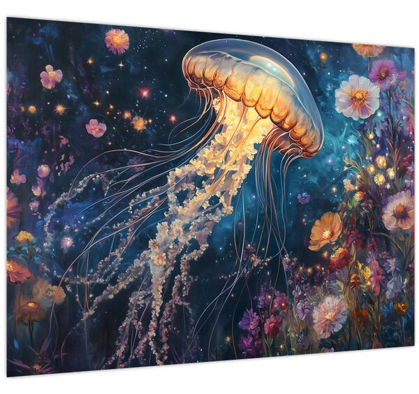 Tablou - Meduză magică (70x50 cm)