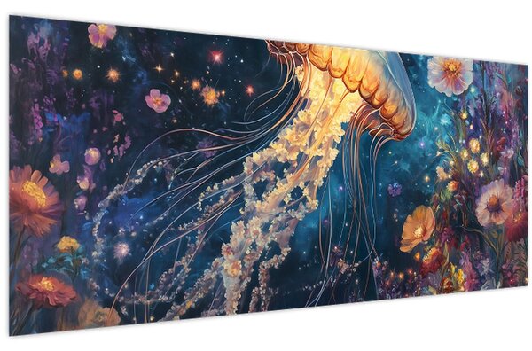 Tablou - Meduză magică (120x50 cm)
