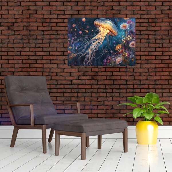 Tablou - Meduză magică (70x50 cm)