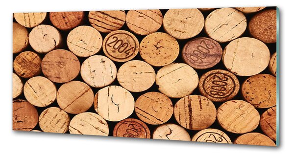 Sticlă printata bucătărie Dop de vin