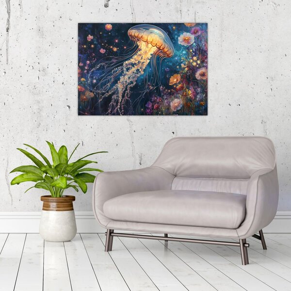 Tablou - Meduză magică (70x50 cm)