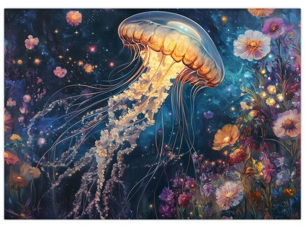 Tablou - Meduză magică (70x50 cm)
