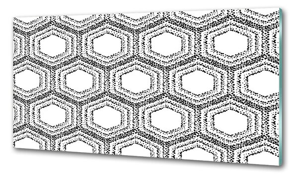 Panou de bucătărie fundal geometrică
