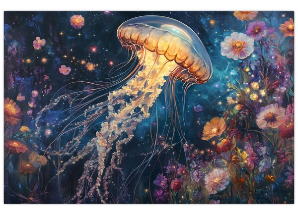 Tablou - Meduză magică (90x60 cm)