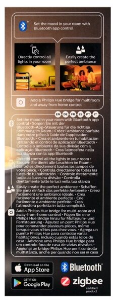 LED Bec dimmabil Philips Hue WHITE AMBIANCE 1xGU10/4,3W/230V 2200-6500K