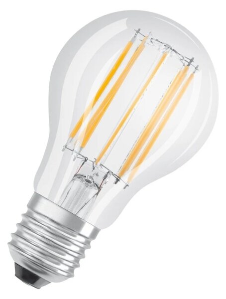 Set de 3 becuri LED Base Classic Filament A60, soclu E27, 11W, 230V, 4000K - Osram