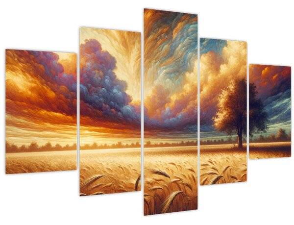 Tablou – Arbore pe câmp (150x105 cm)