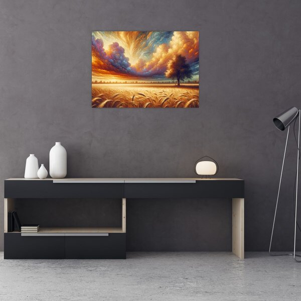 Tablou – Arbore pe câmp (70x50 cm)