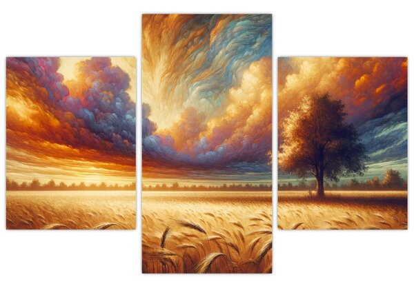 Tablou – Arbore pe câmp (90x60 cm)
