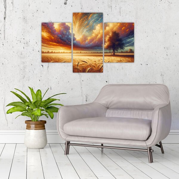Tablou – Arbore pe câmp (90x60 cm)
