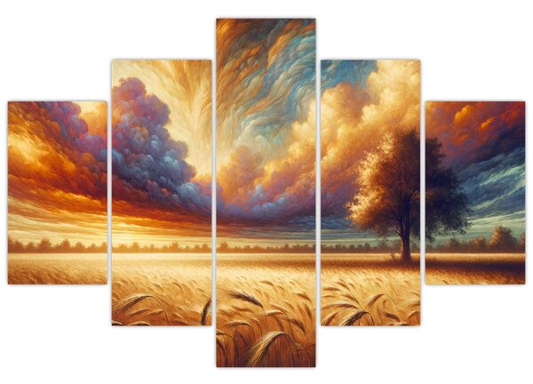 Tablou – Arbore pe câmp (150x105 cm)
