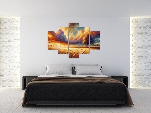 Tablou – Arbore pe câmp (150x105 cm)