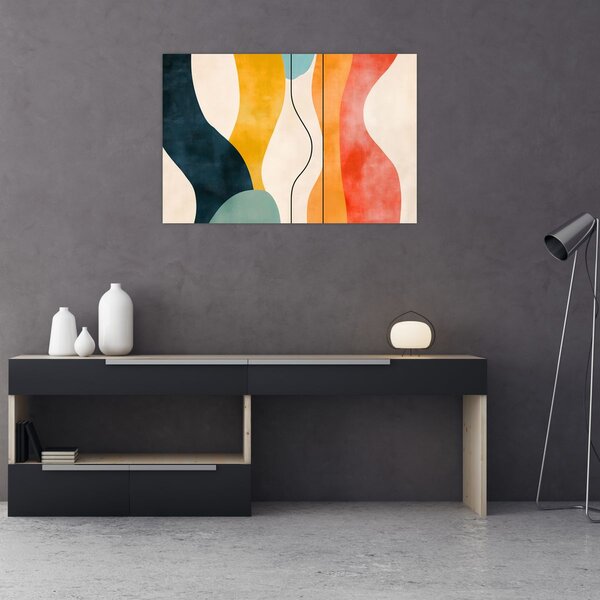 Tablou - Ilustrație colorată minimalistă II. (90x60 cm)