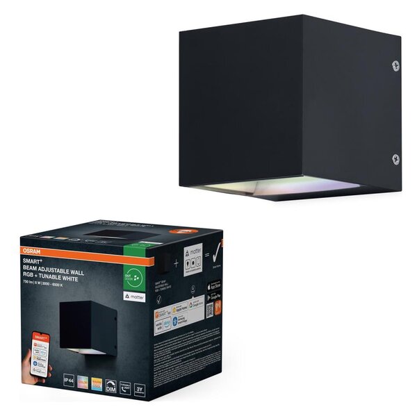 Osram - Aplică de perete pentru exterior SMART+ BEAM LED RGBW reglabilă/8W/230V IP44 Wi-Fi