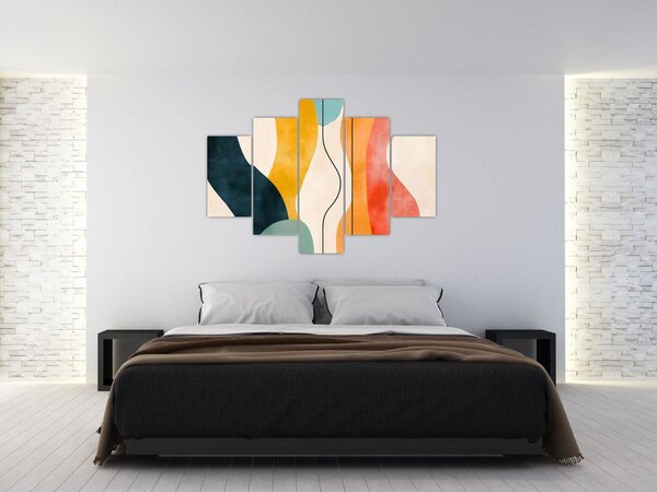 Tablou - Ilustrație colorată minimalistă II. (150x105 cm)