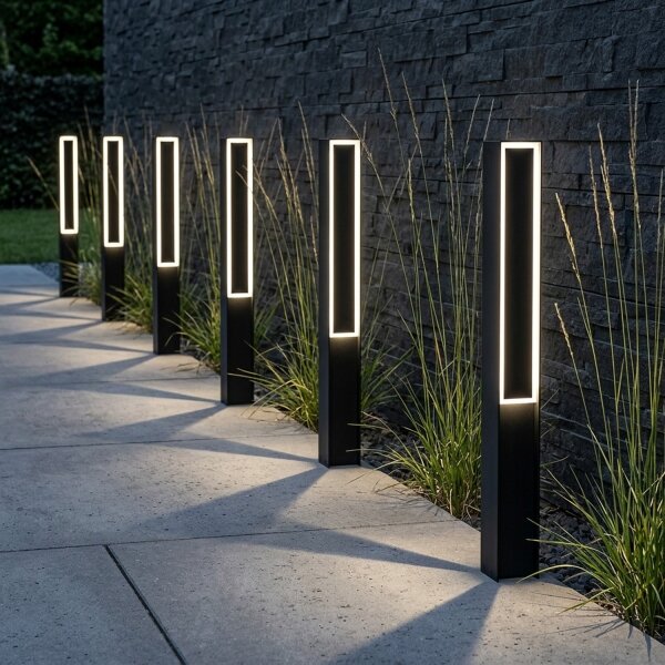 Lampă LED de exterior MODO, LED/23,4W/230V, 4000K, IP44, 80 cm, neagră