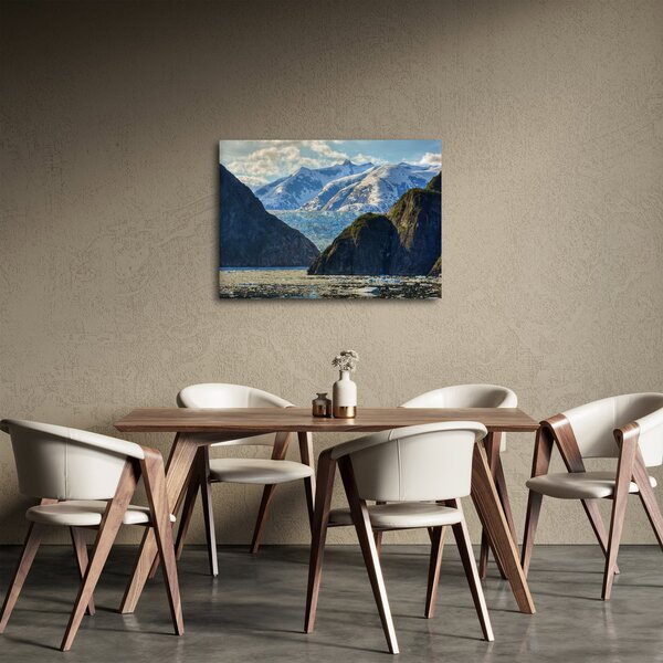 Tablou cu peisaj cu munții (70x50 cm)