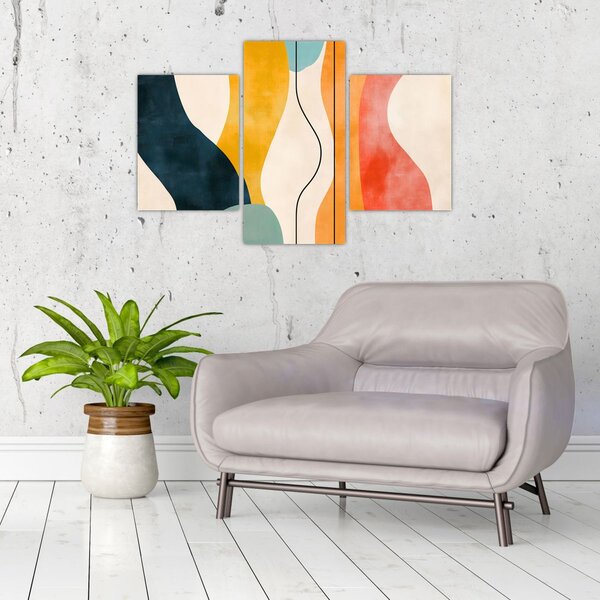 Tablou - Ilustrație colorată minimalistă II. (90x60 cm)