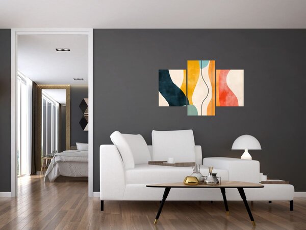 Tablou - Ilustrație colorată minimalistă II. (90x60 cm)