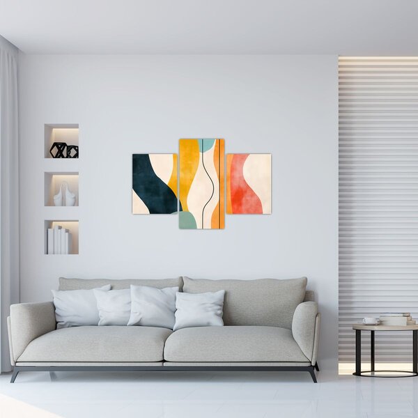 Tablou - Ilustrație colorată minimalistă II. (90x60 cm)